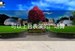 可以上台表演的广场舞
