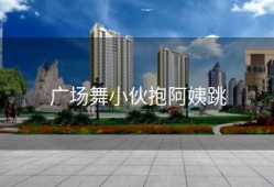 广场舞小伙抱阿姨跳