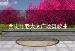 西班牙老太太广场舞歌曲