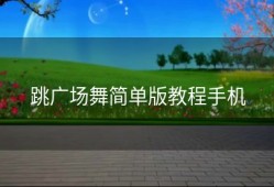 跳广场舞简单版教程手机