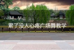 累了没人心疼广场舞教学