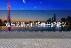难忘的情人广场舞分解教学