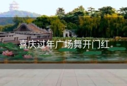 喜庆过年广场舞开门红
