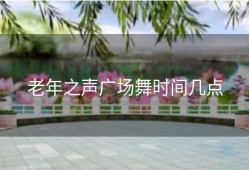 老年之声广场舞时间几点