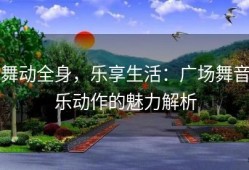 舞动全身，乐享生活：广场舞音乐动作的魅力解析