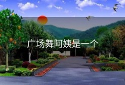 广场舞阿姨是一个
