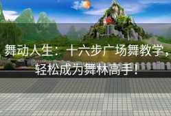 舞动人生：十六步广场舞教学，轻松成为舞林高手！