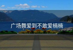广场舞爱到不敢爱楠楠