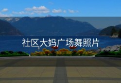 社区大妈广场舞照片