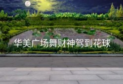华美广场舞财神驾到花球