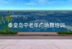 秦皇岛中老年广场舞培训