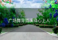 广场舞背面演绎心上人