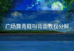 广场舞青蛙叫背面教程分解