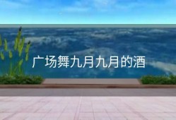 广场舞九月九月的酒