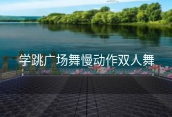 学跳广场舞慢动作双人舞