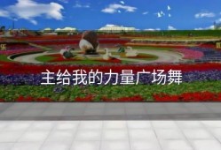 主给我的力量广场舞