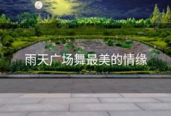 雨天广场舞最美的情缘