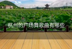 杭州的广场舞歌曲有哪些