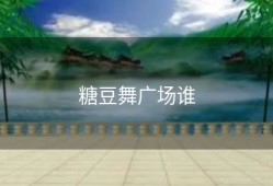 糖豆舞广场谁