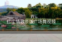 红尘情歌原版广场舞视频