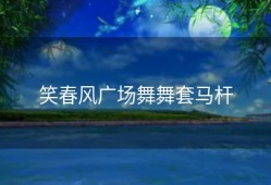 笑春风广场舞舞套马杆