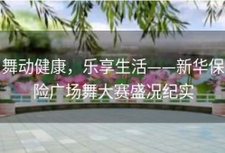 舞动健康，乐享生活——新华保险广场舞大赛盛况纪实