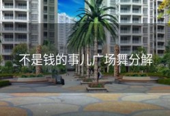 不是钱的事儿广场舞分解