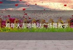 鸡年大吉咯咯哒广场舞教学