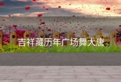吉祥藏历年广场舞大唐
