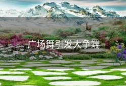 广场舞引发大争端