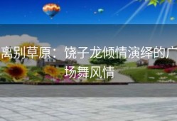 离别草原：饶子龙倾情演绎的广场舞风情