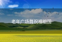 老年广场舞祝福祖国