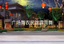 广场舞农民跳霹雳舞