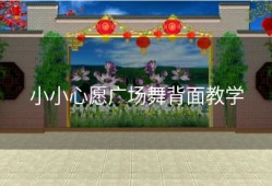 小小心愿广场舞背面教学