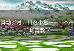 舞动岁月，日落不息——日不落广场舞教学