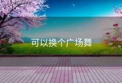 可以换个广场舞