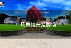 广场舞拉升瘦腹操