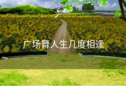 广场舞人生几度相逢