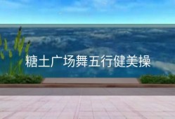 糖土广场舞五行健美操