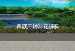 彝族广场舞花裤脚