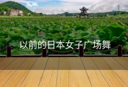 以前的日本女子广场舞