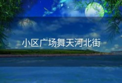 小区广场舞天河北街