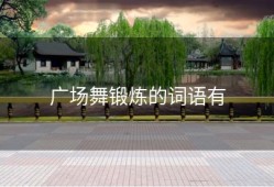广场舞锻炼的词语有