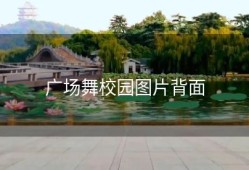 广场舞校园图片背面