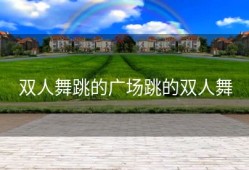 双人舞跳的广场跳的双人舞