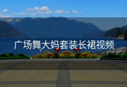 广场舞大妈套装长裙视频