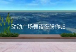 动动广场舞夜夜盼你归