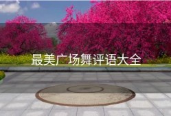 最美广场舞评语大全