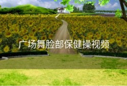 广场舞脸部保健操视频