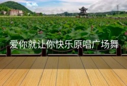 爱你就让你快乐原唱广场舞